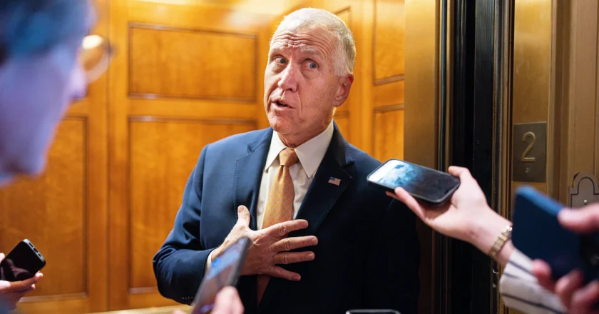 Inside Thom Tillis’ Strategy to Push Back Against Trump