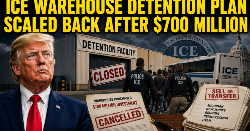 ICE Warehouse Detention Plan Scaled Back After $700 Million Investment