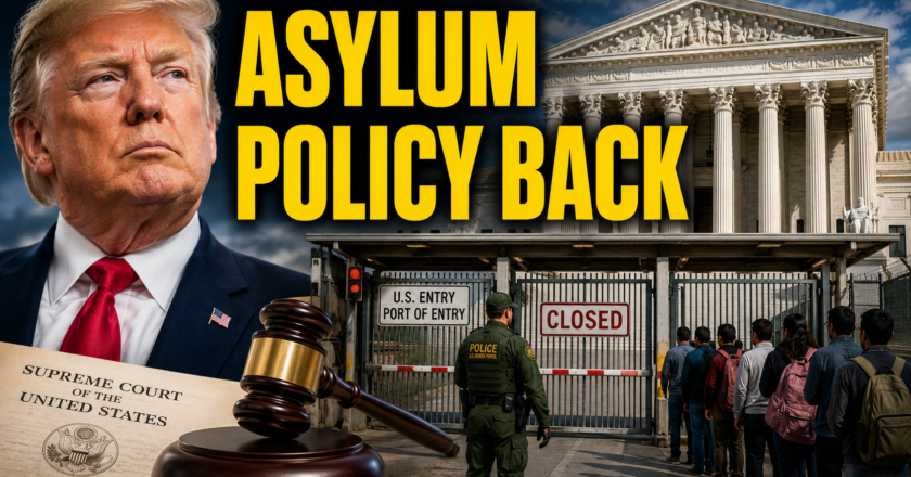 Supreme Court Allows Trump Administration to Revive Restrictive Border Asylum Policy