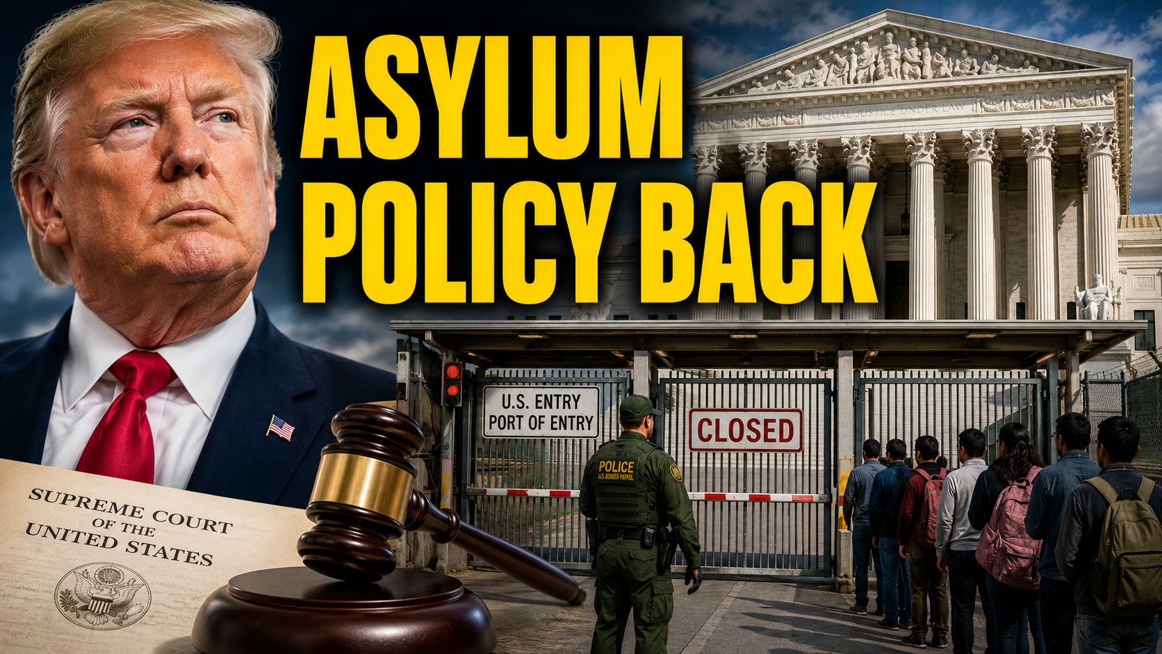 Supreme Court Allows Trump Administration to Revive Restrictive Border Asylum Policy