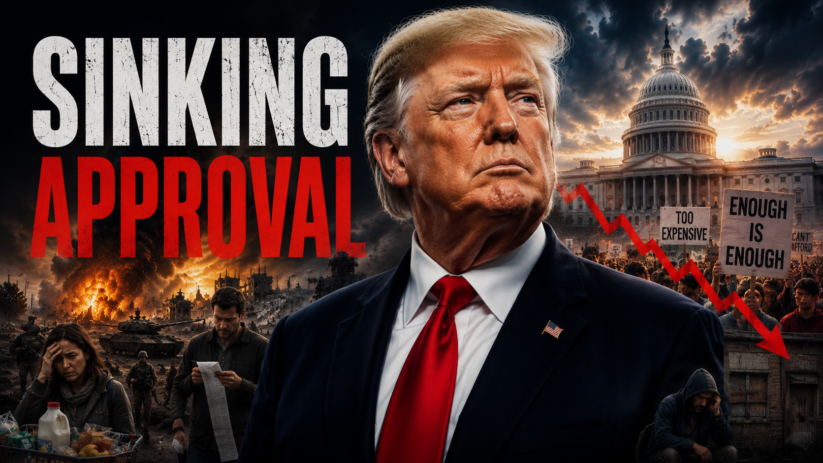 As Approval Ratings Fall, Trump Doubles Down on Washington Makeover Projects
