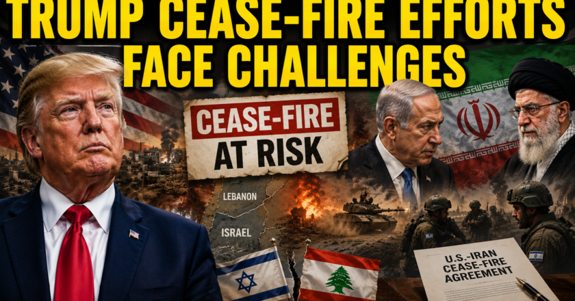 Trump Cease-Fire Efforts Face Challenges as Israel-Lebanon Tensions Persist
