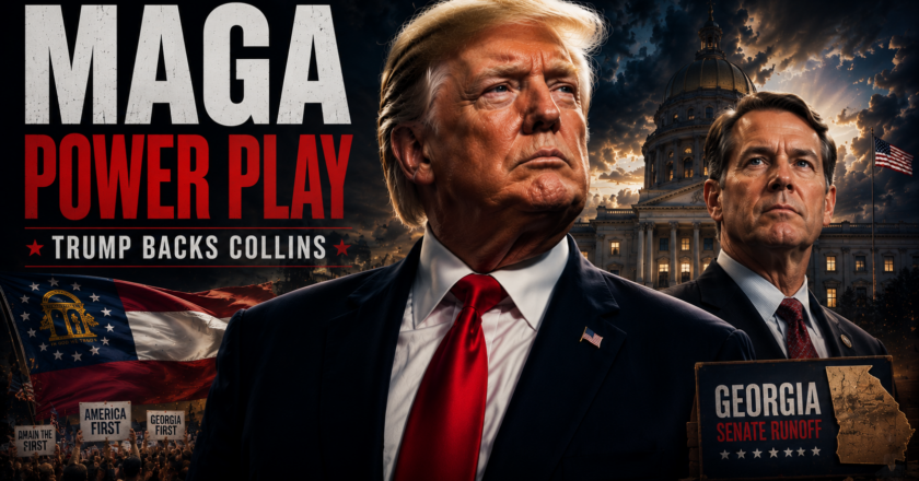 Trump Backs Mike Collins in Georgia Runoff, Reshaping Key Senate Race