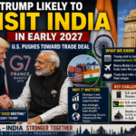 Trump Likely to Visit India in Early 2027 as U.S. Pushes Toward Trade Deal