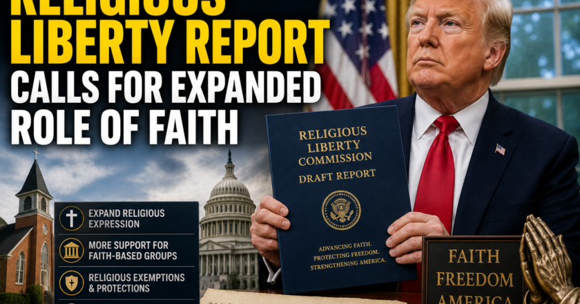 Trump Religious Liberty Commission Report Calls for Expanded Role of Faith in Public Life
