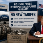 U.S. Ends Probe Into Imported Airplanes and Parts Without Imposing New Tariffs