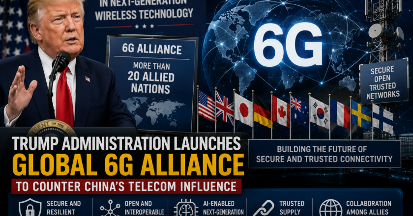 Trump Administration Launches Global 6G Alliance to Counter China’s Telecom Influence