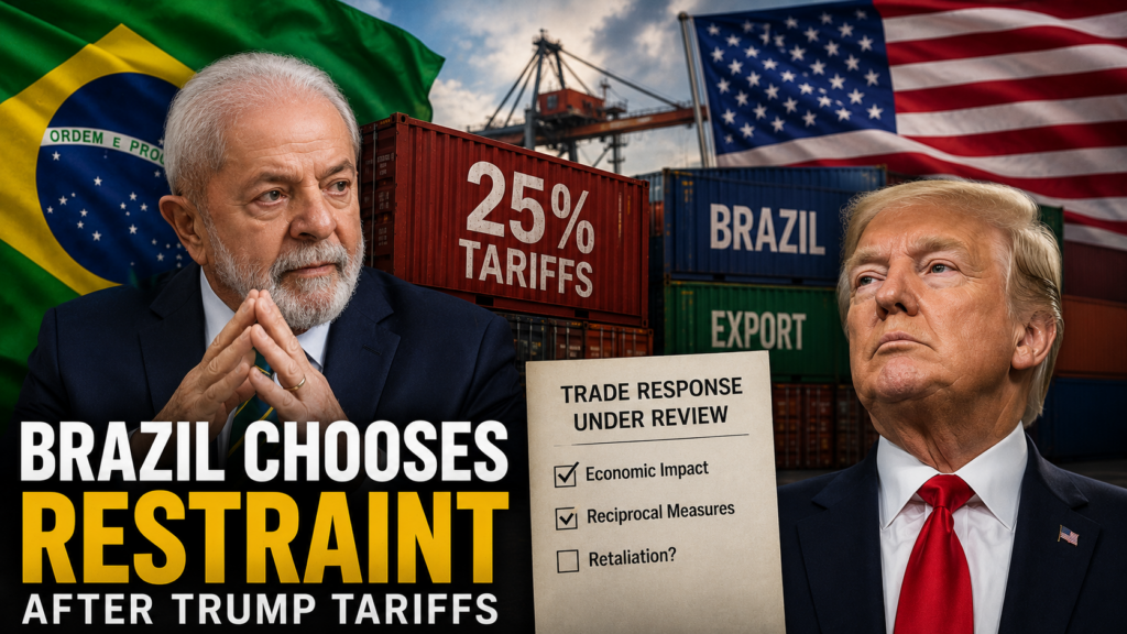 Brazil Chooses Restraint After Trump Imposes New Tariffs
