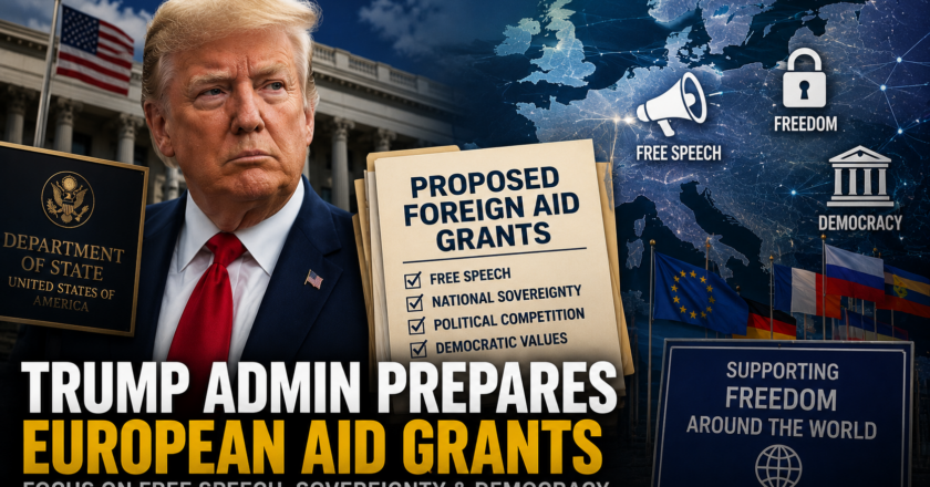 Trump Administration Prepares European Grants to Advance Free Speech and Foreign Aid Priorities