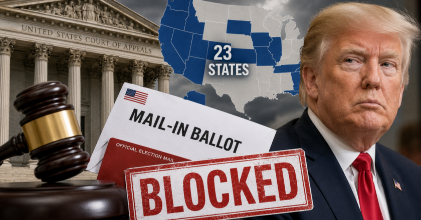 U.S. Appeals Court Blocks Trump Mail-In Voting Order in 23 States