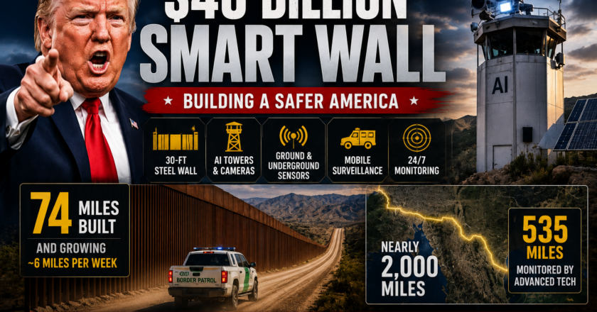 Trump Administration Unveils $46 Billion Smart Wall Along U.S.-Mexico Border