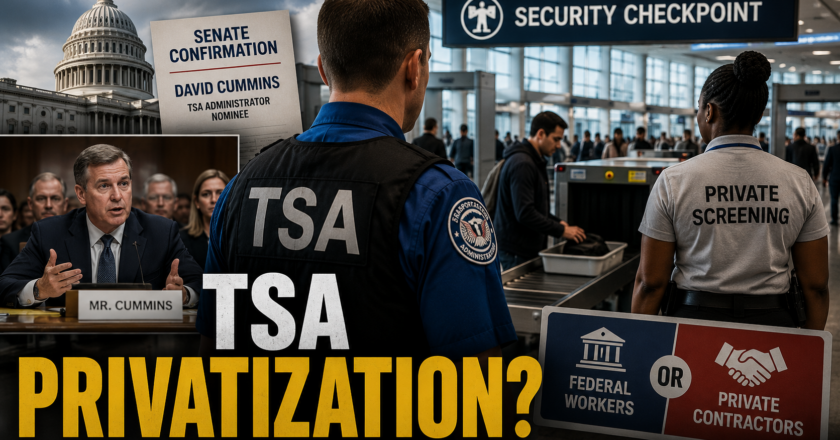 TSA Workers Seek Answers as Trump’s Nominee Supports Expanded Airport Security Privatization