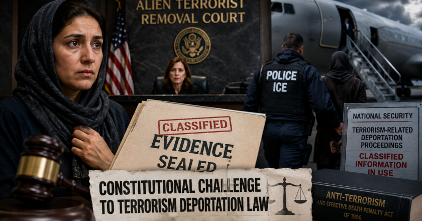 Alien Terrorist Removal Act Faces Constitutional Challenge in Federal Court