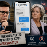 Andy Burnham Texted Trump Chief of Staff Impersonator