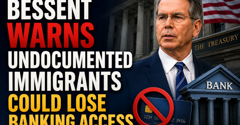 Bessent Warns Undocumented Immigrants Could Lose Banking Access