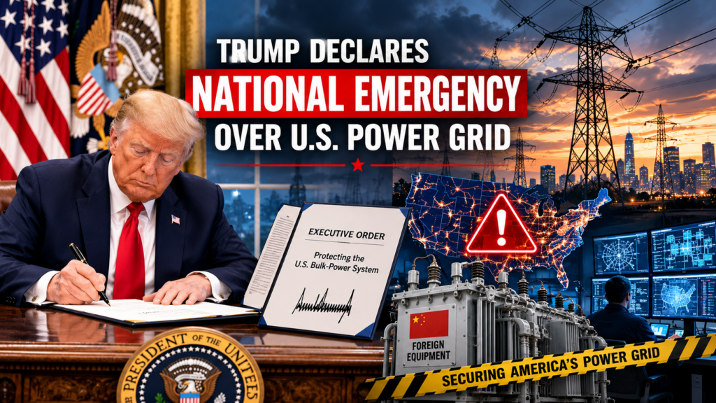 Donald Trump declares national emergency to secure the U.S. bulk-power system