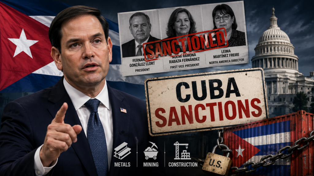 Marco Rubio announces new Cuba sanctions against Cuban officials and state-linked entities