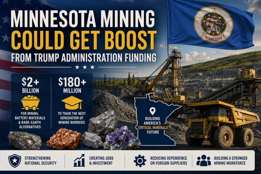 Minnesota mining industry could benefit from Trump administration critical minerals funding