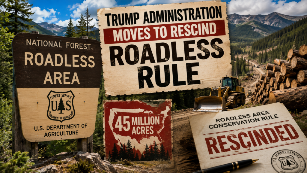 Trump Administration Moves to Rescind Roadless Rule for 45 Million Acres