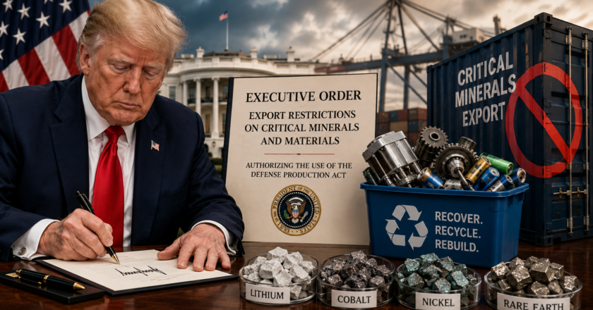 Trump Signs Executive Order Imposing Export Restrictions on Critical Minerals