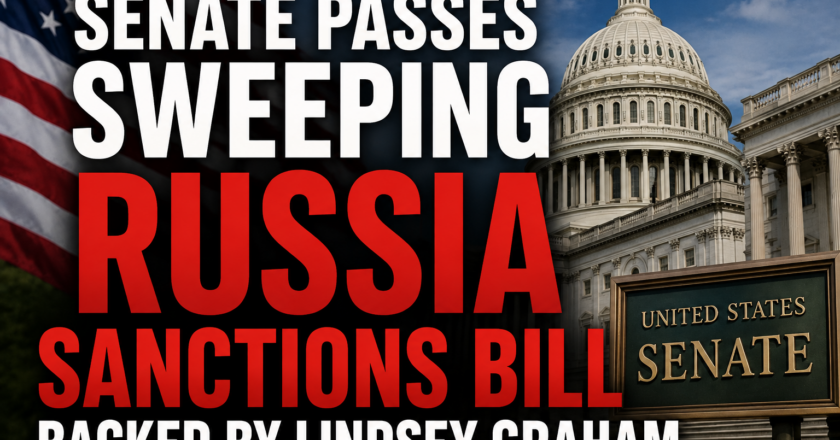 Senate Passes Sweeping Russia Sanctions Bill Backed by Lindsey Graham