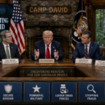 President Trump Hosts Historic Cabinet Meeting at Camp David