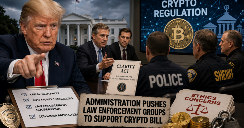Trump Administration Pressures Law Enforcement Groups to Support Cryptocurrency Legislation