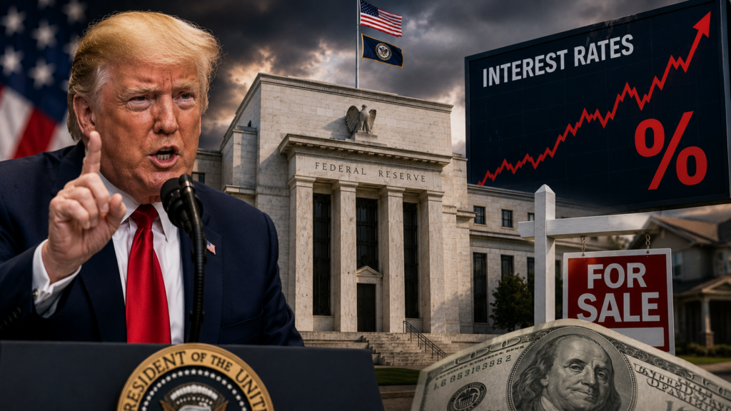 President Donald Trump discusses interest rate cuts as the Federal Reserve weighs inflation and economic conditions.