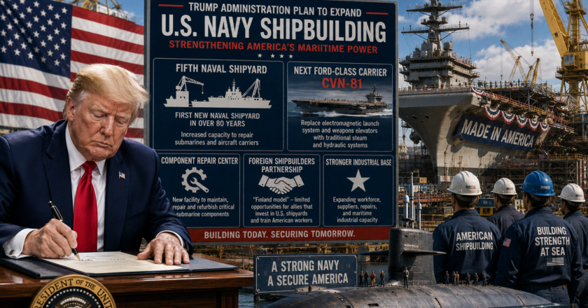Trump Administration Unveils Plan to Expand U.S. Navy Shipbuilding