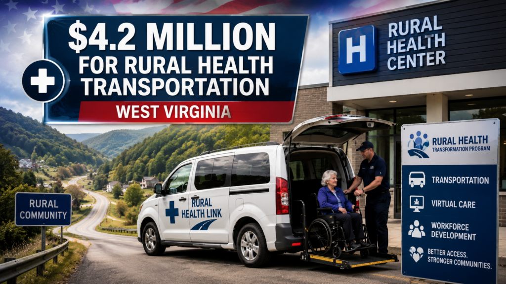 Trump Administration Announces $4.2 Million for Rural Health Transportation in West Virginia