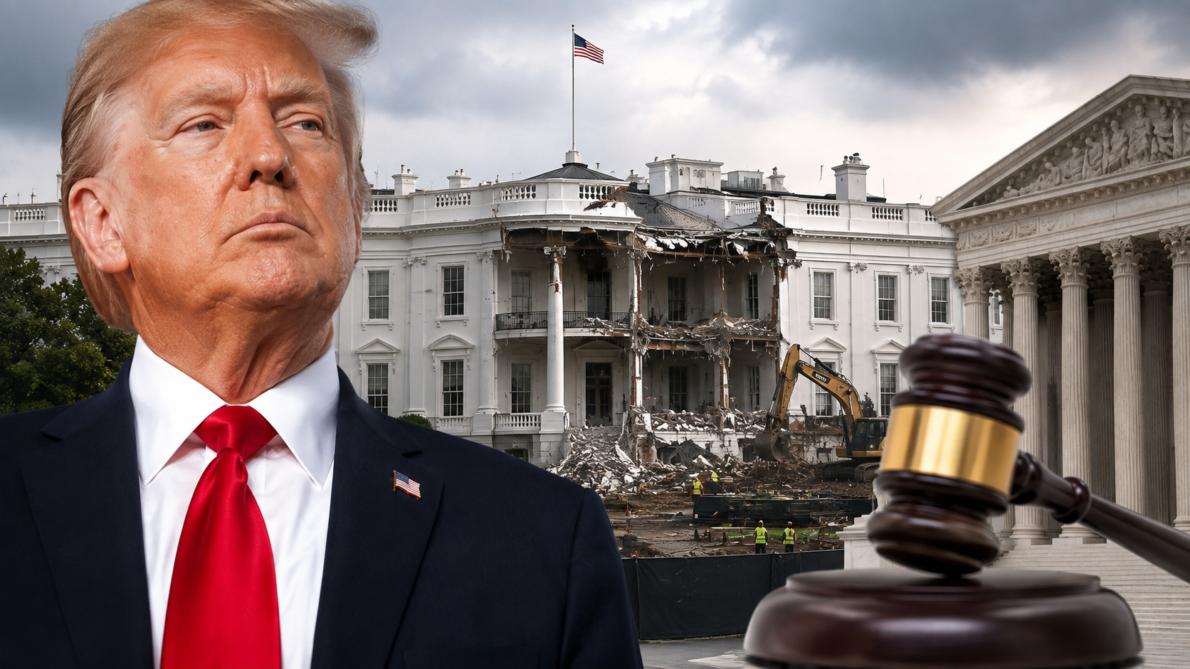 Trump Asks Supreme Court to Resume White House Ballroom Construction