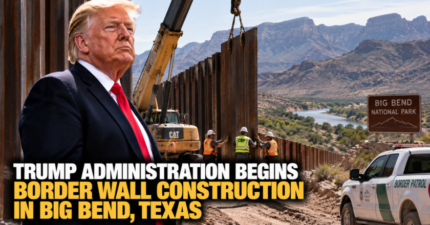 Trump Administration Begins Border Wall Construction in Big Bend, Texas