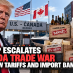 Trump Escalates Canada Trade War With New Tariffs and Import Bans