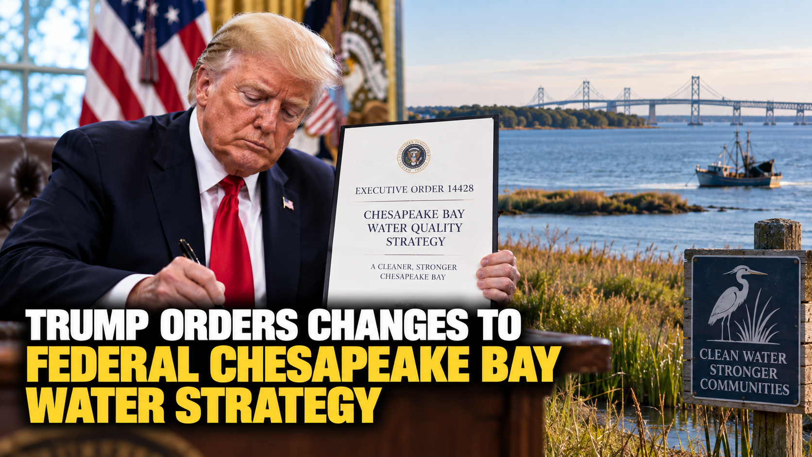 Trump Orders Changes to Federal Chesapeake Bay Water Strategy