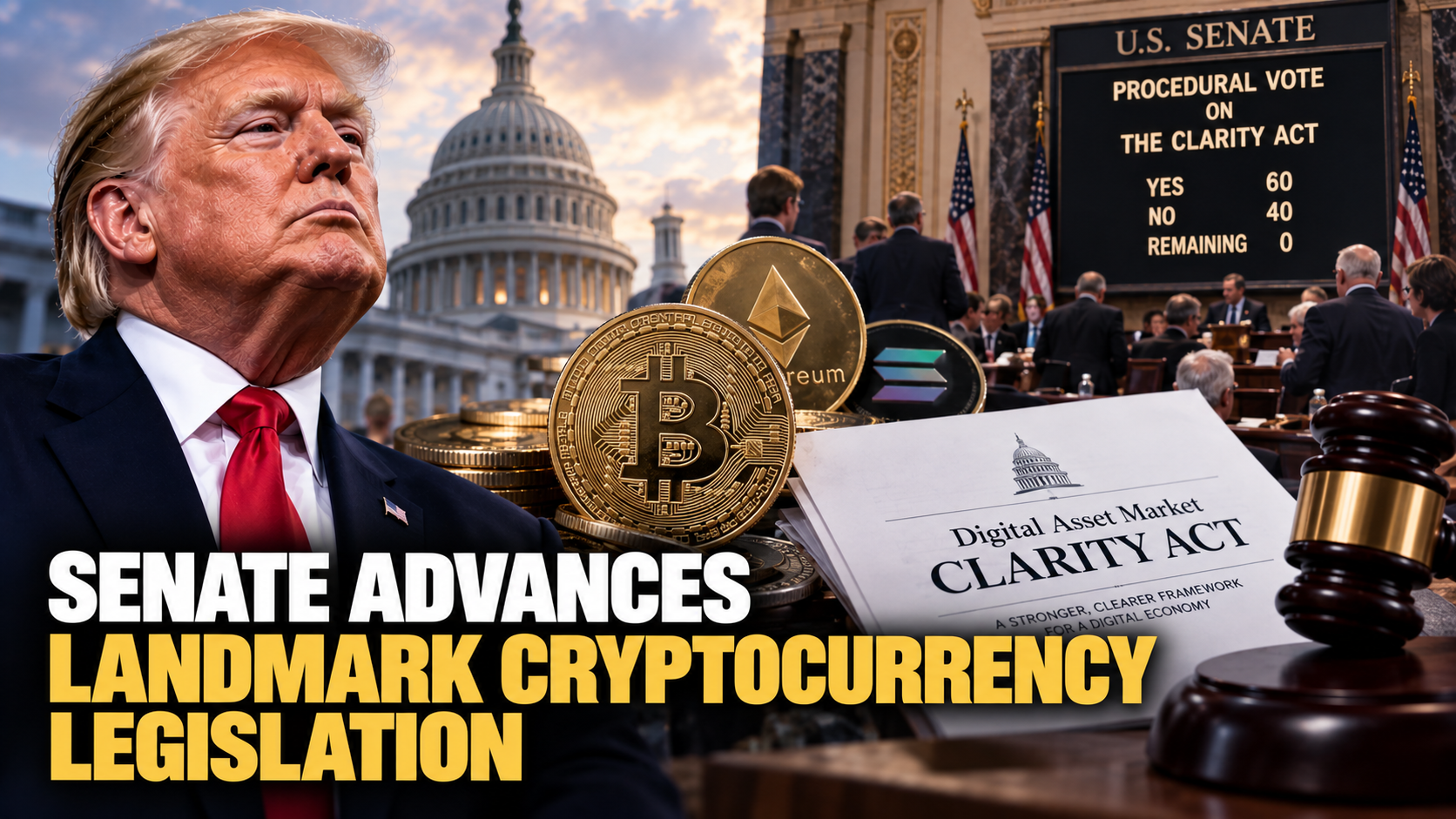 Senate Advances Landmark Cryptocurrency Legislation