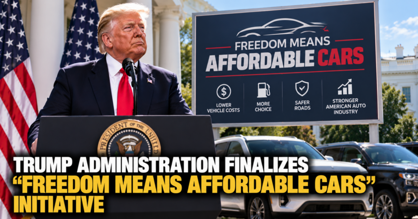Trump Administration Finalizes “Freedom Means Affordable Cars” Initiative