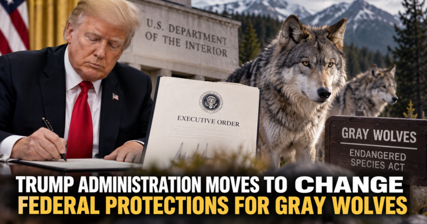 Trump Administration Moves to Change Federal Protections for Gray Wolves