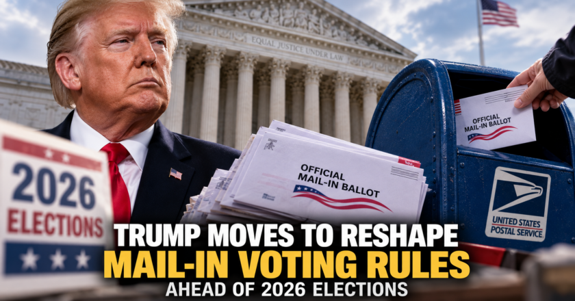 Trump Moves to Reshape Mail-In Voting Rules Ahead of 2026 Elections