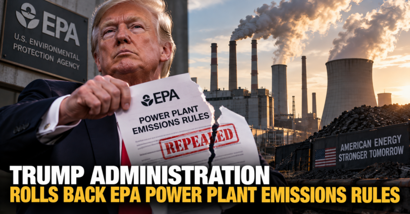 Trump Administration Rolls Back EPA Power Plant Emissions Rules