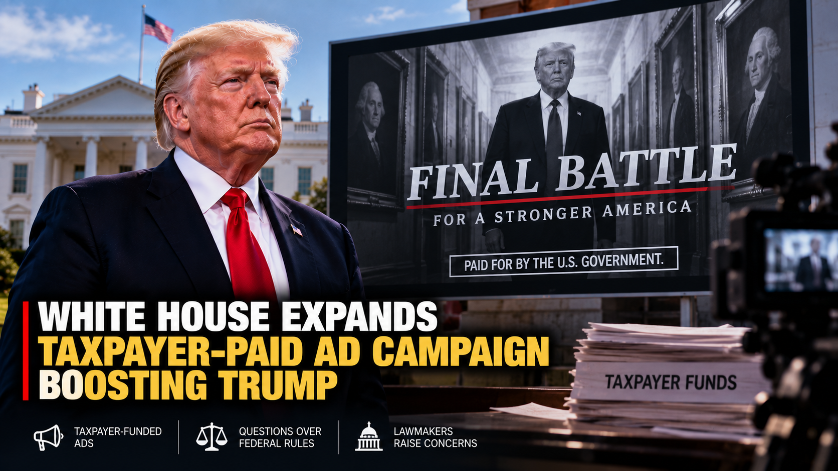White House Expands Taxpayer-Paid Ad Campaign Boosting Trump