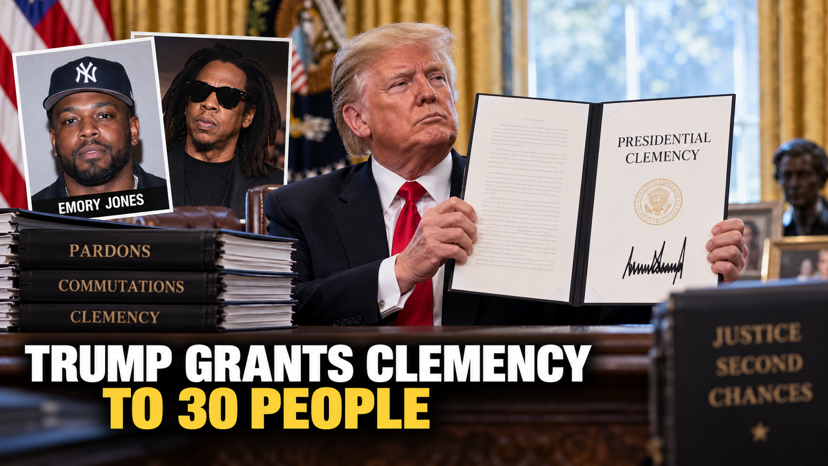 Trump Grants Clemency to 30 People, White House Says