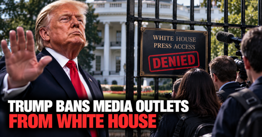 Trump Bans CNN, MS NOW and Politico From White House