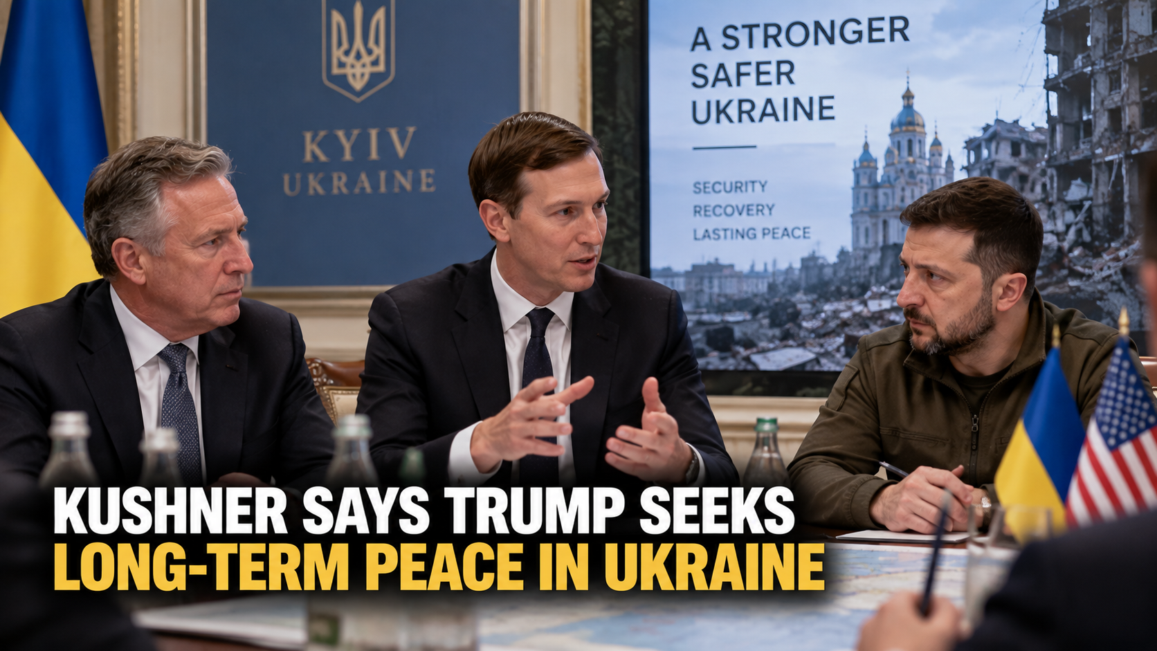Kushner Says Trump Seeks Long-Term Peace in Ukraine