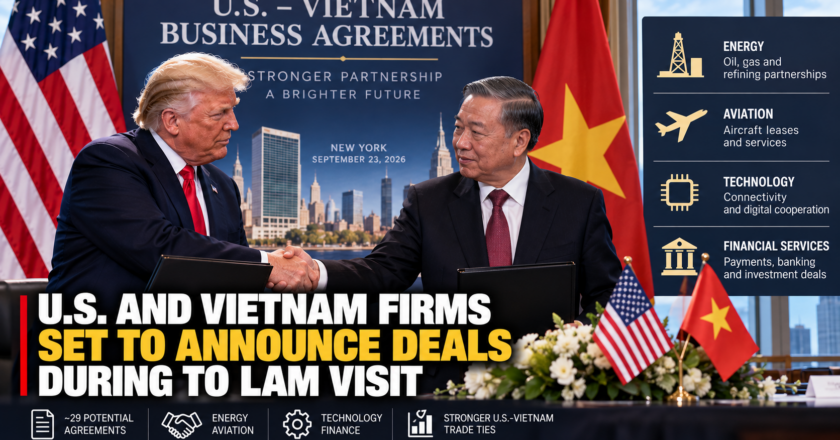 U.S. and Vietnam Firms Set to Announce Deals During To Lam Visit
