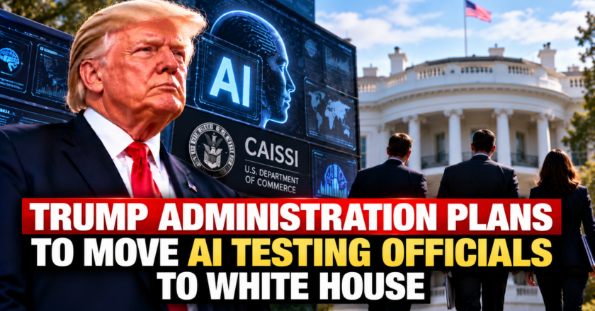 Trump Administration Plans to Move AI Testing Officials to White House