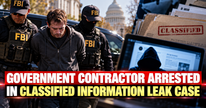 Government Contractor Arrested in Classified Information Leak Case