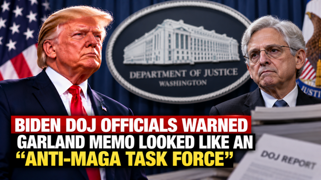Merrick Garland and DOJ officials involved in the Garland memo targeting parents