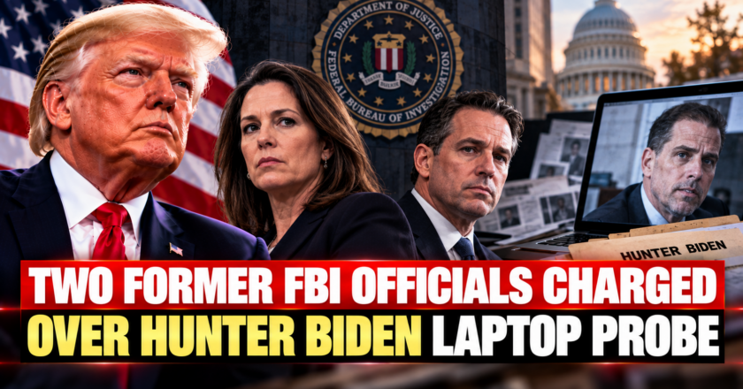 Two Former FBI Officials Charged Over Hunter Biden Laptop Probe