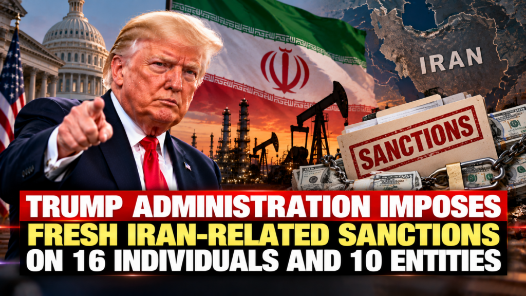 Trump Administration Imposes Fresh Iran-Related Sanctions on 16 Individuals and 10 Entities