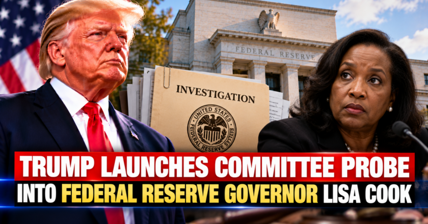 Trump Launches Committee Probe Into Federal Reserve Governor Lisa Cook